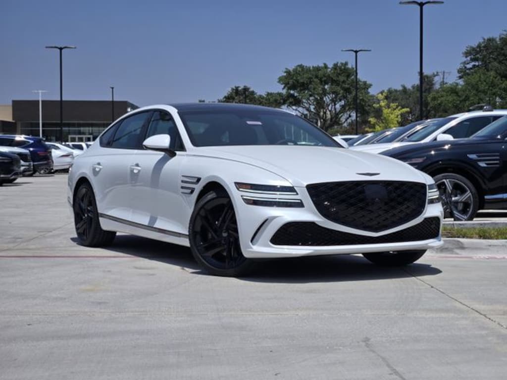 New 2027 Genesis G80 3.5T Prestige Black Sedan