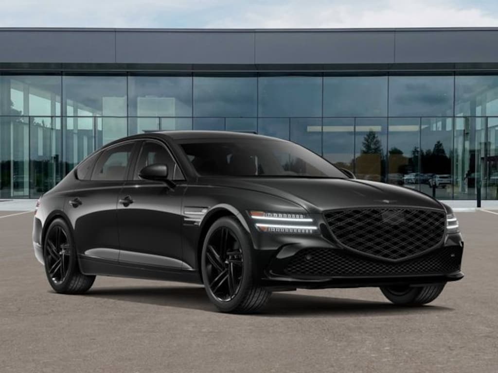 New 2027 Genesis G80 3.5T Prestige Black Sedan