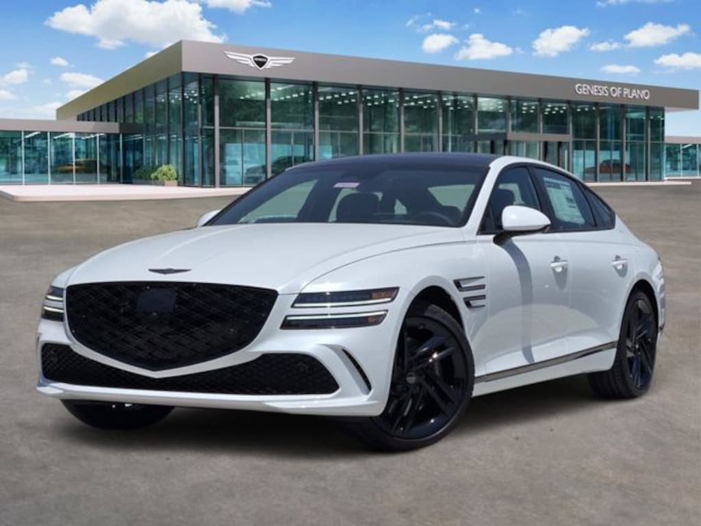 New 2027 Genesis G80 3.5T Prestige Black Sedan