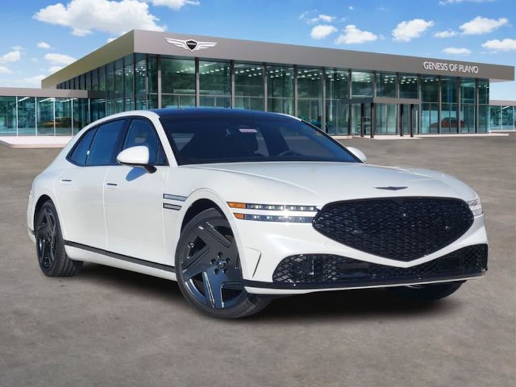 New 2026 Genesis G90 3.5T E-SC Mhev Prestige Black Sedan