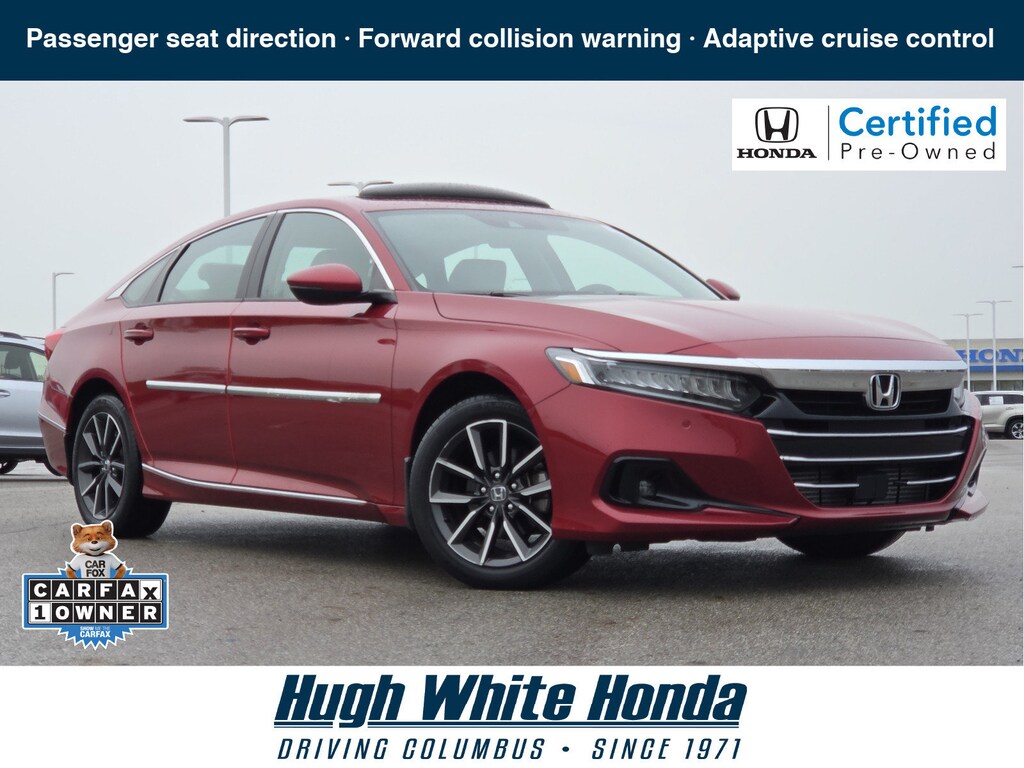 Certified 2022 Honda Accord Sedan EX-L EX-L 1.5T CVT