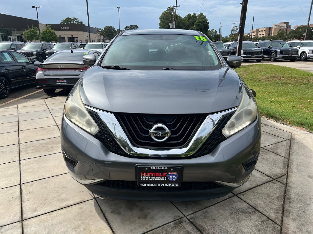 Used 2015 Nissan Murano S with VIN 5N1AZ2MG0FN225572 for sale in Humble, TX