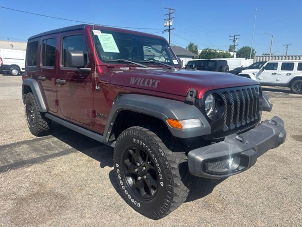 Used 2021 Jeep Wrangler Unlimited Willys SUV