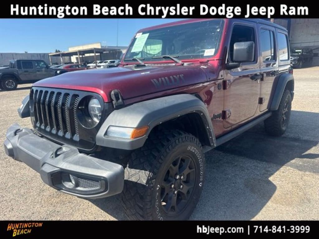 Used 2021 Jeep Wrangler Unlimited Willys SUV