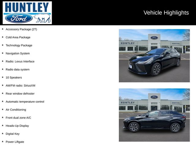 Used 2023 Lexus RZ Premium with VIN JTJAAAAB4PA014850 for sale in Huntley, IL