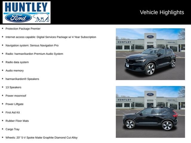 Used 2023 Volvo XC40 Ultimate with VIN YV4ED3UM1P2086391 for sale in Huntley, IL