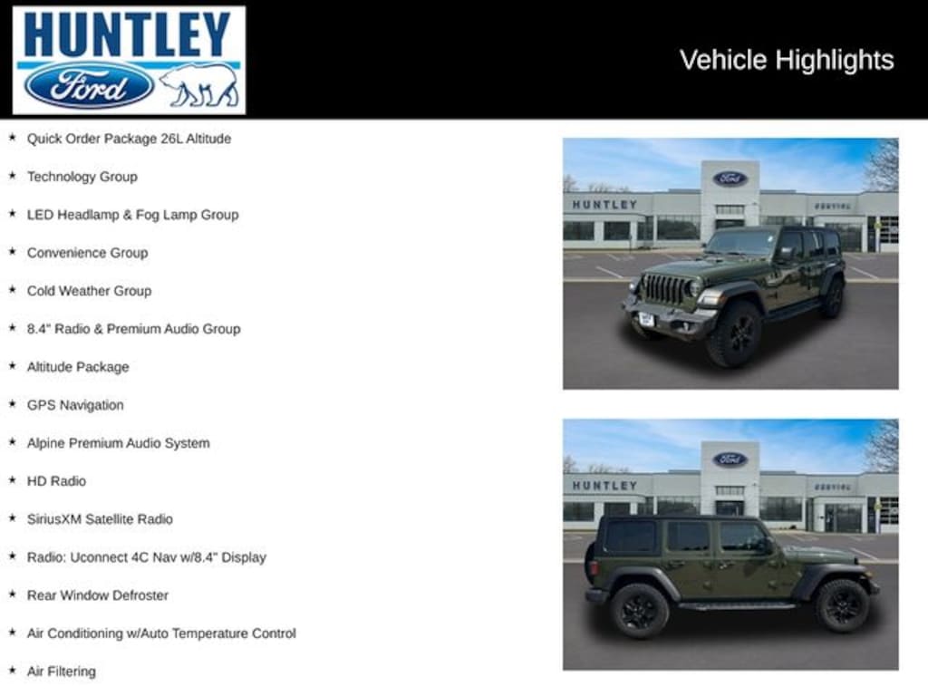 Used 2022 Jeep Wrangler Unlimited Sport Altitude SUV
