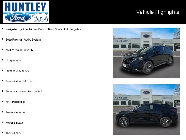 Used 2023 Nissan Ariya Platinum+ with VIN JN1DF0CDXPM701410 for sale in Huntley, IL