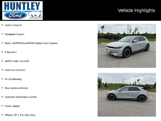 Used 2022 Hyundai IONIQ 5 Limited with VIN KM8KRDAF1NU078131 for sale in Huntley, IL