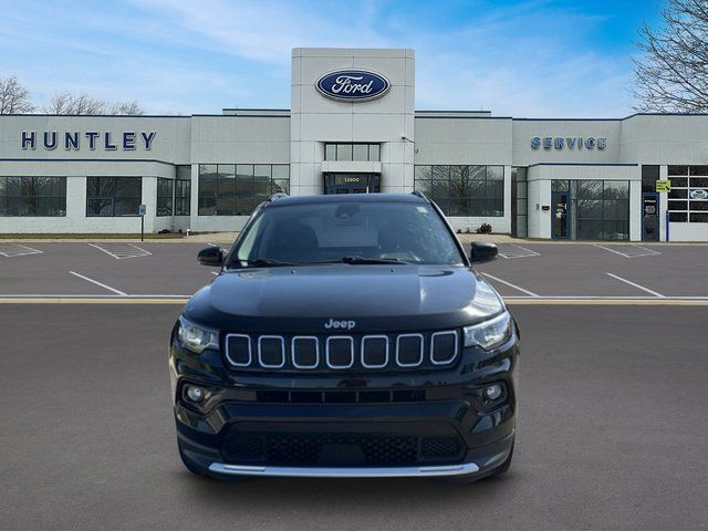 Used 2022 Jeep Compass Limited with VIN 3C4NJDCB2NT228440 for sale in Huntley, IL