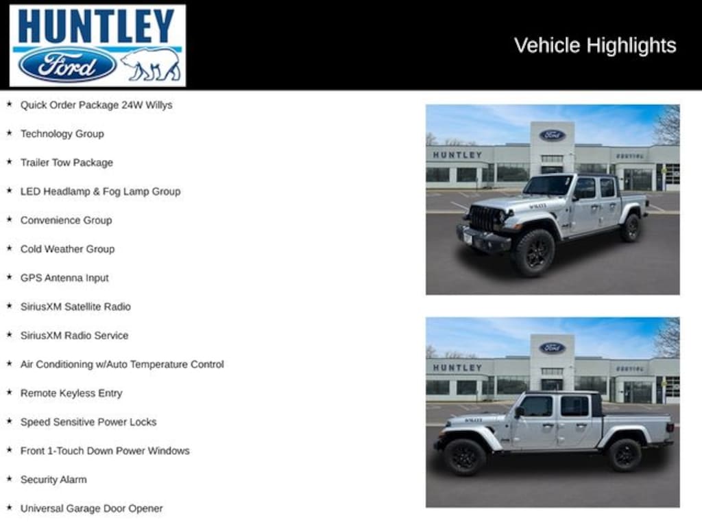 Used 2022 Jeep Gladiator Willys Truck