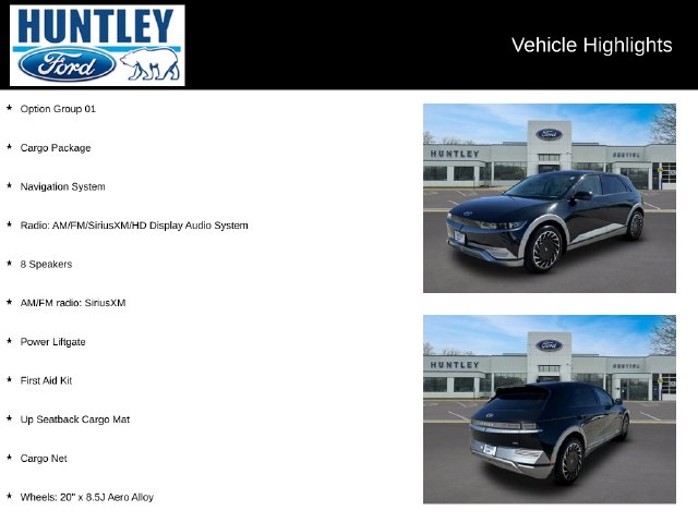 Used 2023 Hyundai IONIQ 5 Limited with VIN KM8KRDAF0PU232931 for sale in Huntley, IL