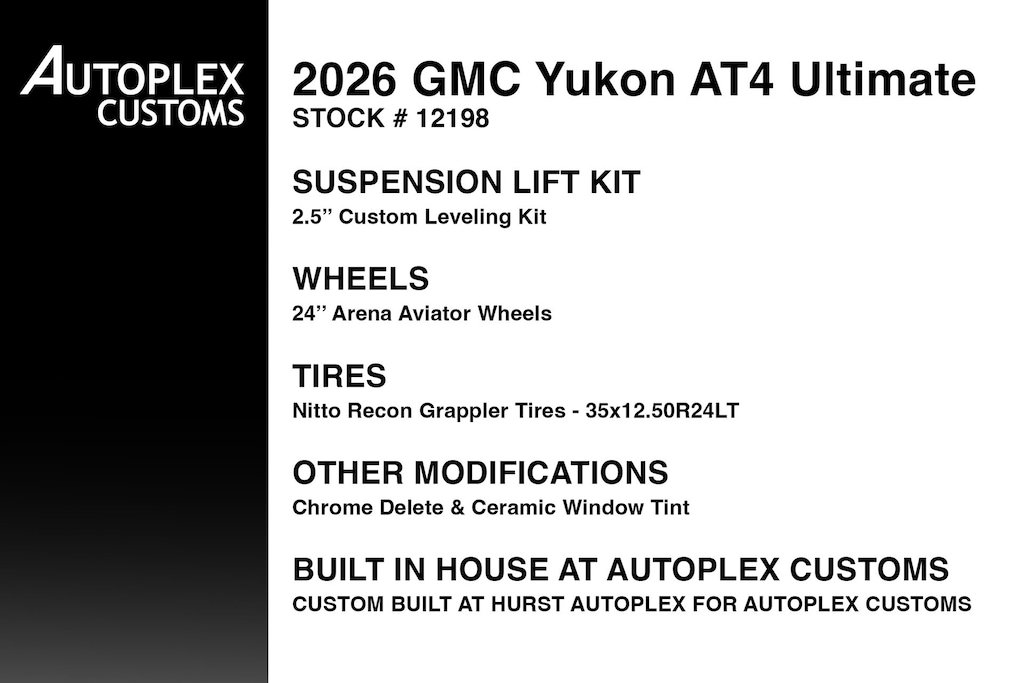 Used 2026 GMC Yukon AT4 Ultimate SUV