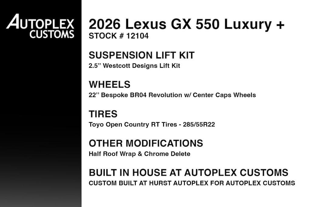 Used 2026 Lexus GX 550 Luxury+ SUV