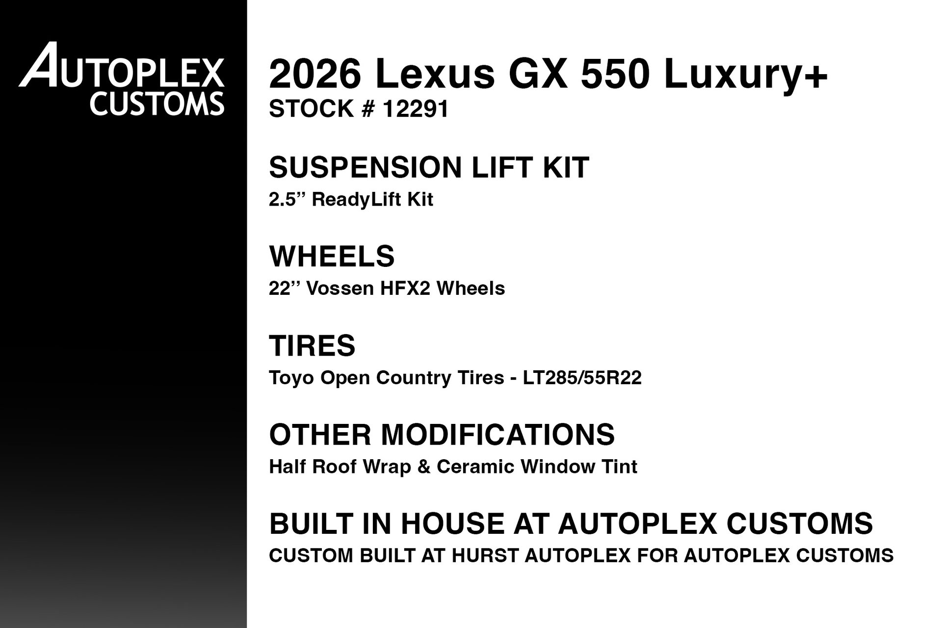 Used 2026 Lexus GX 550 Luxury+ SUV