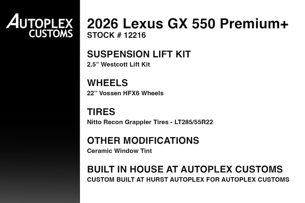 Used 2026 Lexus GX 550 Premium+ SUV