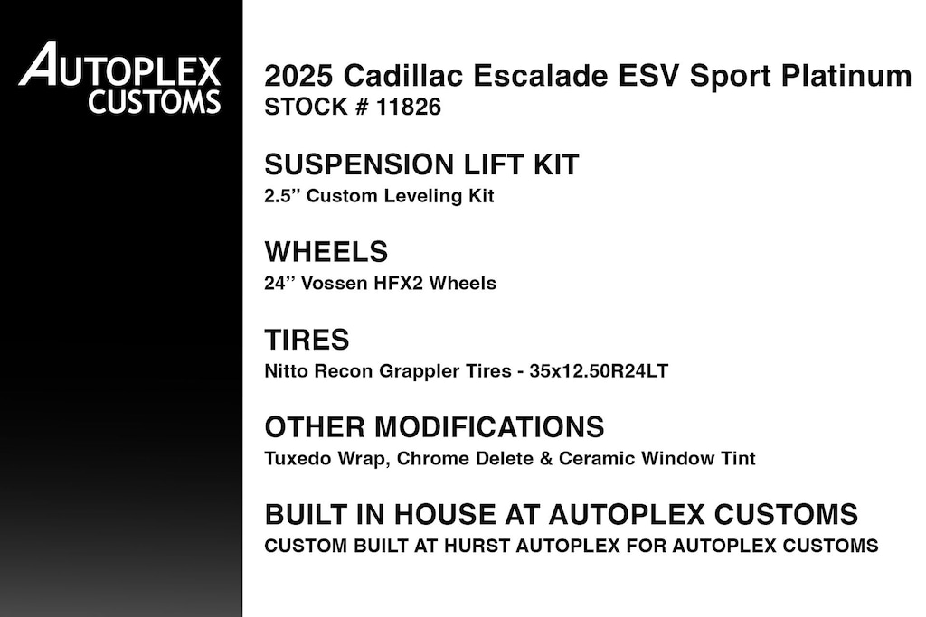 Used 2025 CADILLAC Escalade ESV Sport Platinum SUV