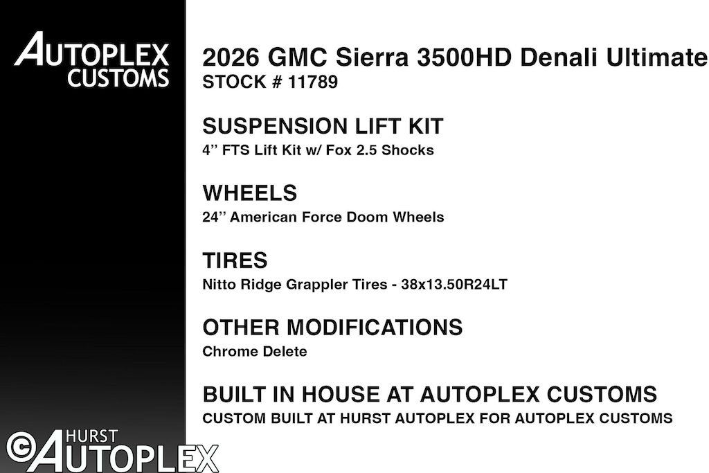 Used 2026 GMC Sierra 3500HD Denali Ultimate Truck
