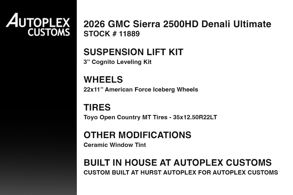 Used 2026 GMC Sierra 2500HD Denali Ultimate Truck