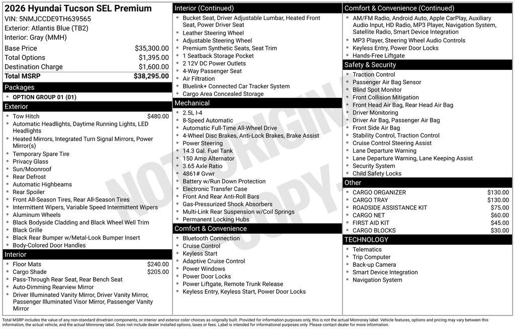 2026 Hyundai Tucson SEL Premium - Photo 24