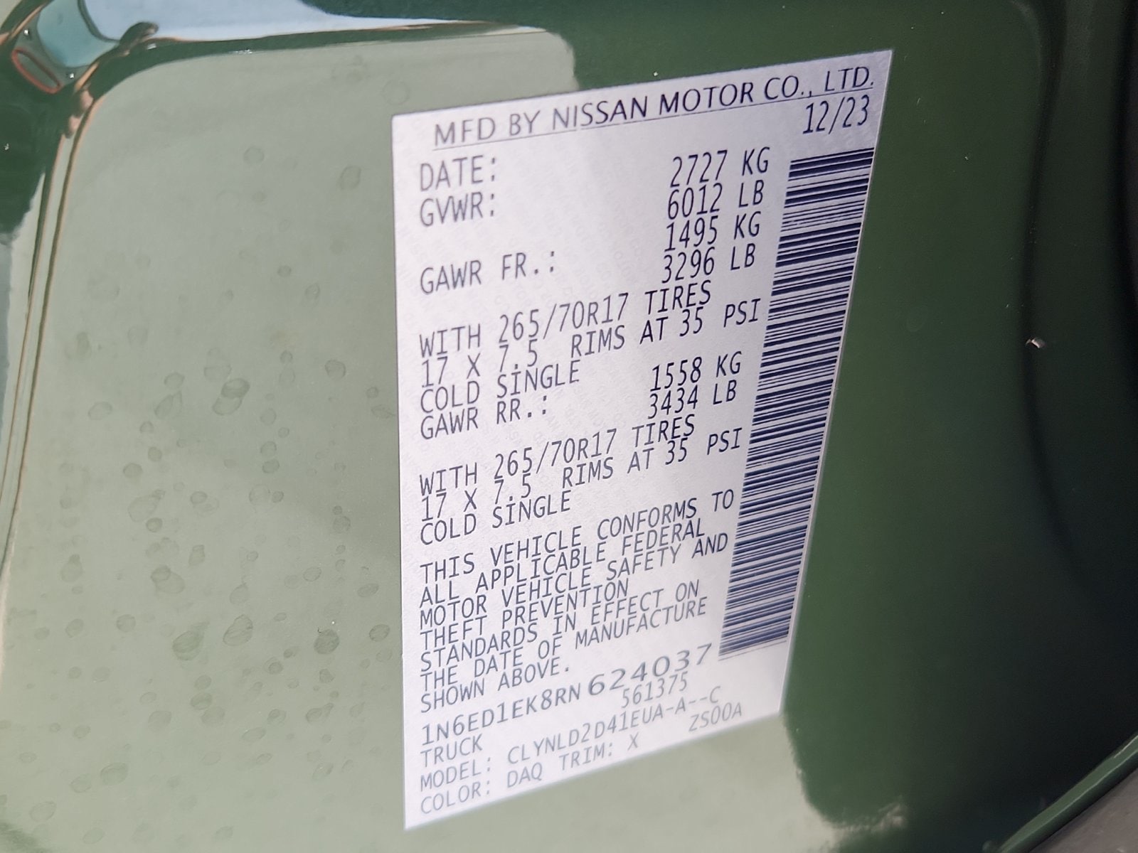 2024 Nissan Frontier PRO-4X - Photo 18