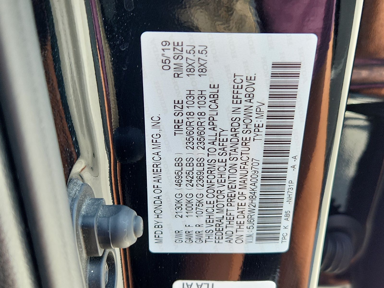 2019 Honda CR-V EX-L - Photo 18