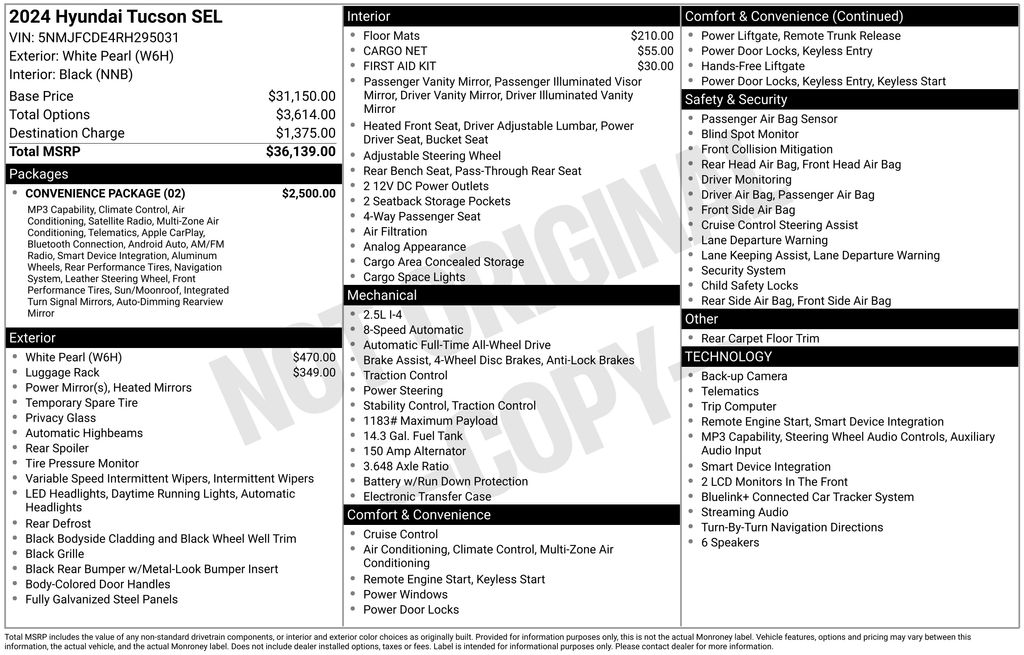 2024 Hyundai Tucson SEL - Photo 31