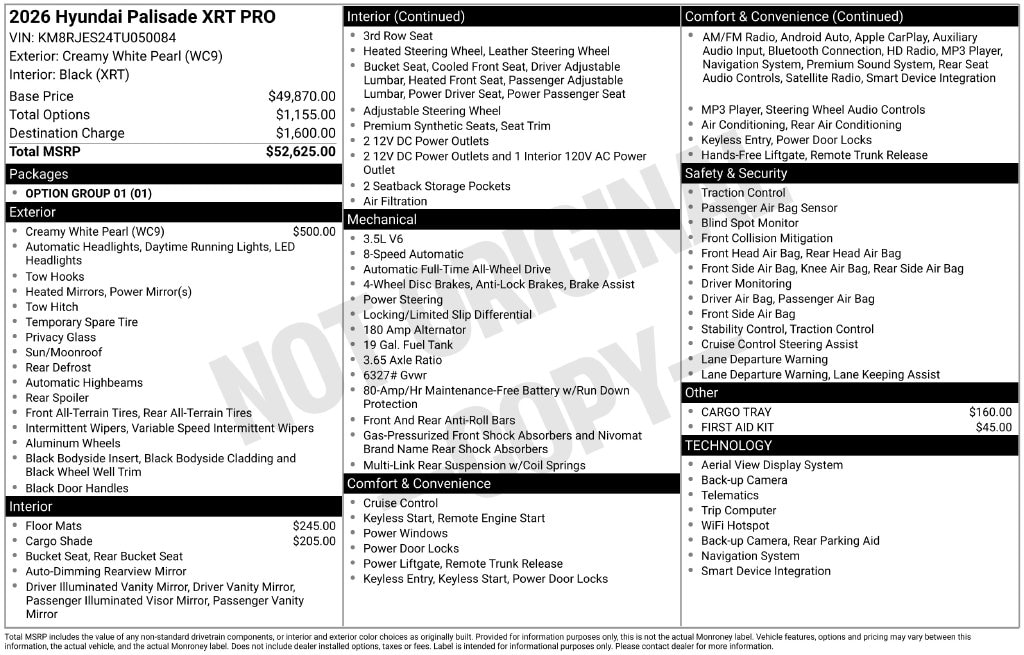 2026 Hyundai Palisade XRT Pro - Photo 27
