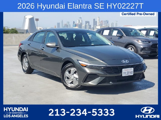 Certified 2026 Hyundai Elantra SE Sedan