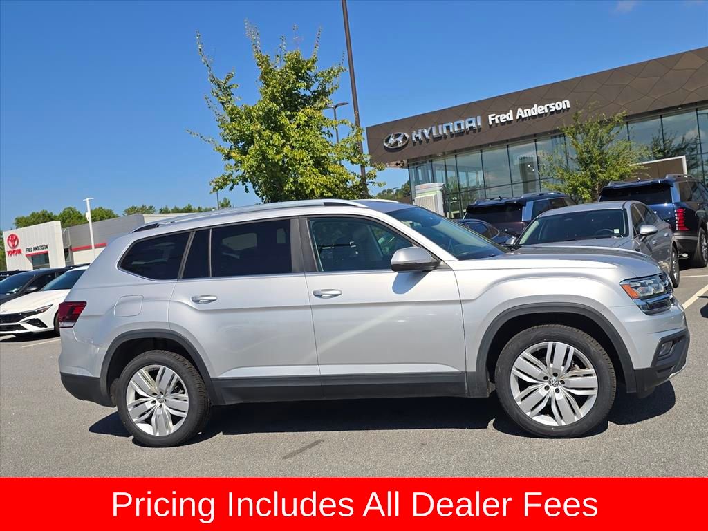 Used 2019 Volkswagen Atlas SE w/Tech with VIN 1V2WR2CA2KC553474 for sale in Greer, SC