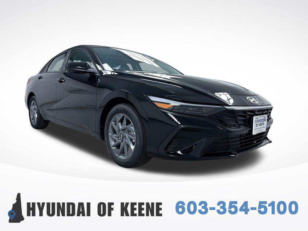 2026 Hyundai Elantra Hybrid Blue Sedan