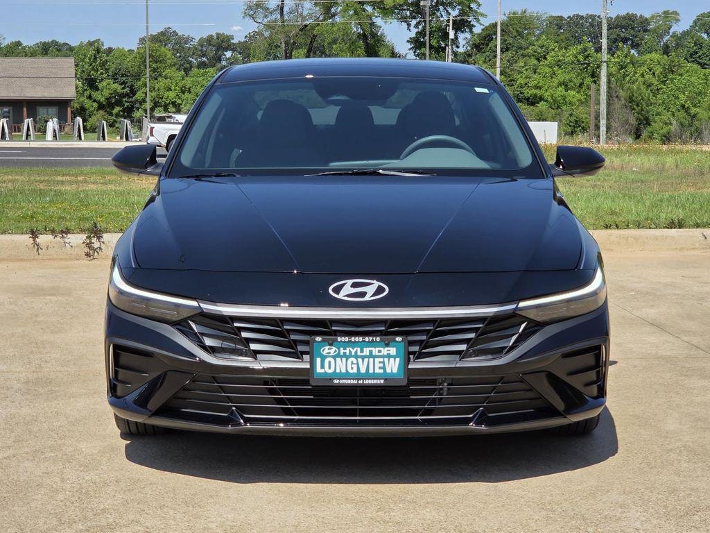 New 2026 Hyundai Elantra Hybrid Blue Sedan