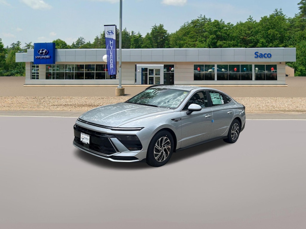 New 2026 Hyundai Sonata Hybrid Blue Sedan