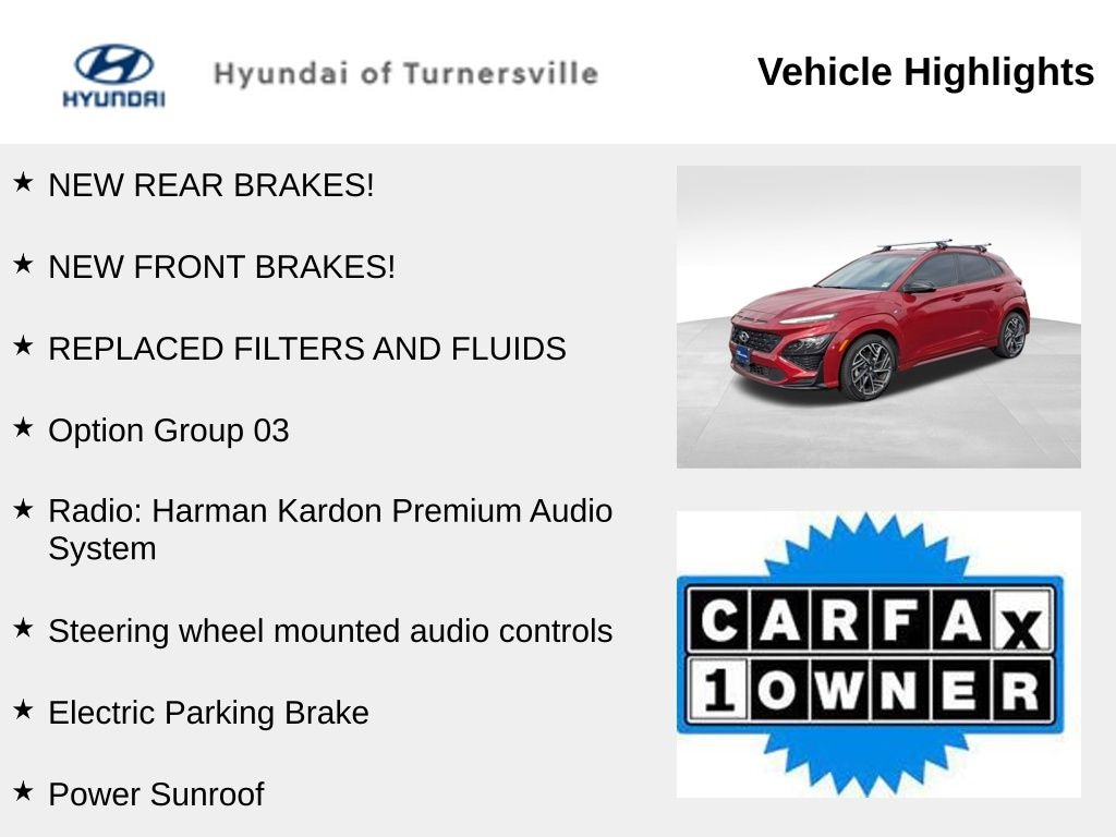 Certified 2022 Hyundai Kona N Line SUV