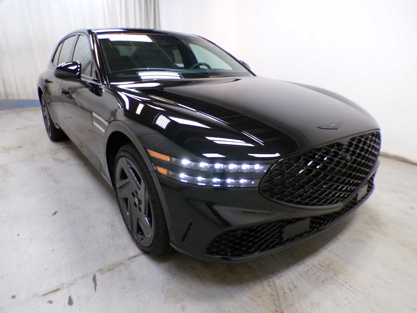New 2026 Genesis G90 3.5T e-SC Prestige Black Sedan