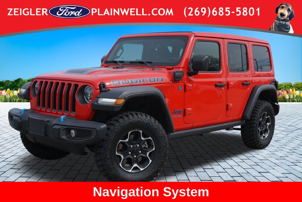 Used 2022 Jeep Wrangler Unlimited Rubicon 4xe SUV for sale in Grandville