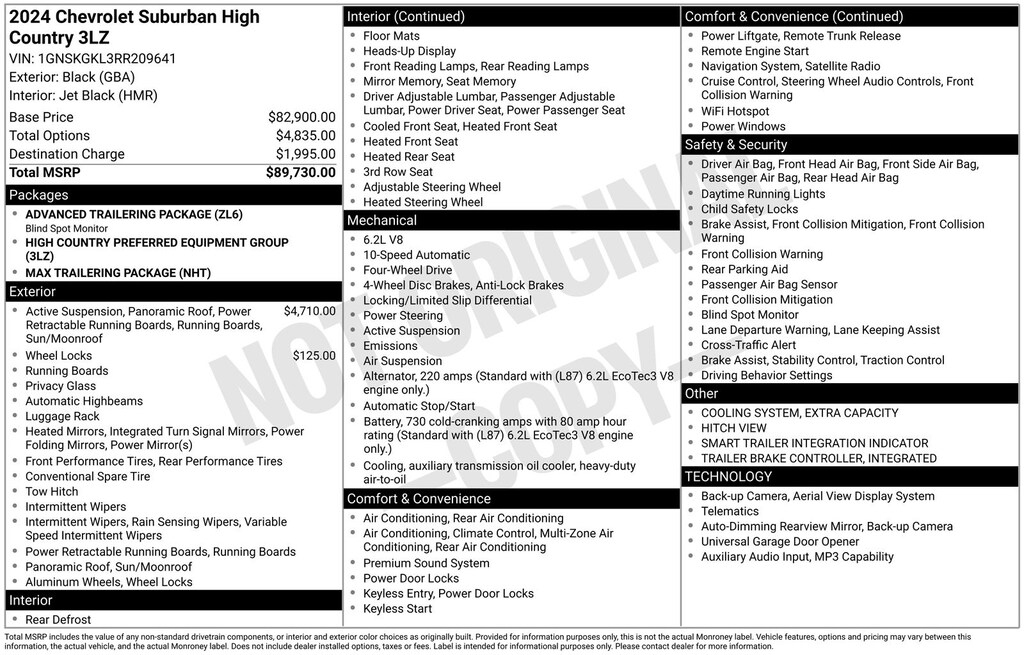 Used 2024 Chevrolet Suburban High Country SUV