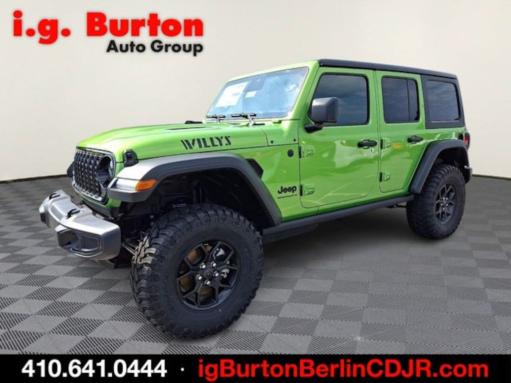 New 2026 Jeep Wrangler 4-DOOR WILLYS Sport Utility