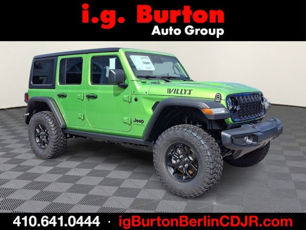New 2026 Jeep Wrangler 4-DOOR WILLYS Sport Utility