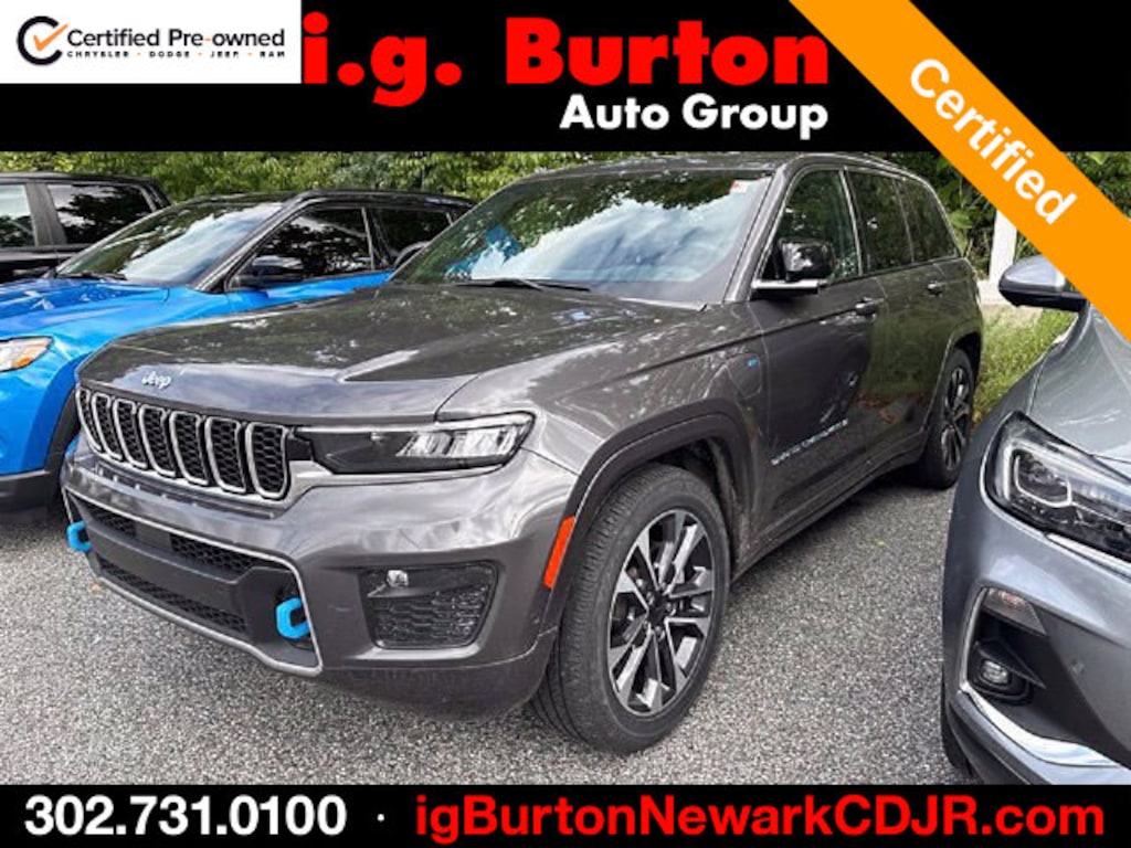 Certified 2023 Jeep Grand Cherokee Overland 4xe SUV