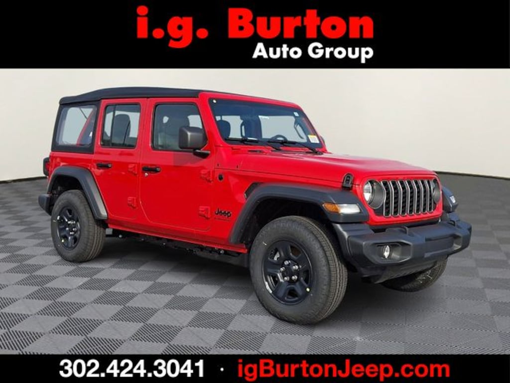 New 2026 Jeep Wrangler 4-DOOR SPORT Sport Utility