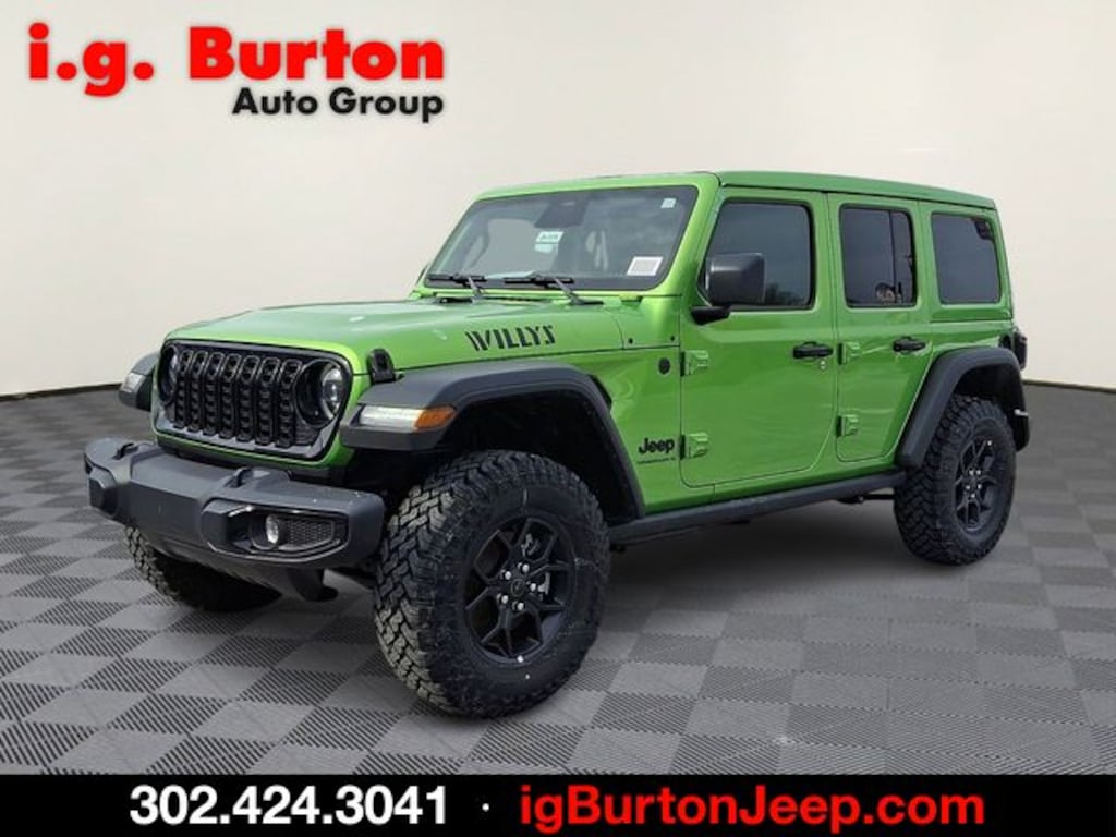 New 2026 Jeep Wrangler 4-DOOR WILLYS Sport Utility