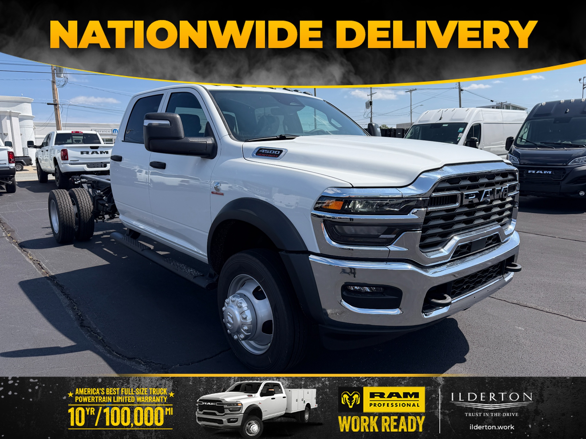 2026 Ram 4500 Chassis Cab TRADESMAN  CREW  4X4 84' CA Pickup
