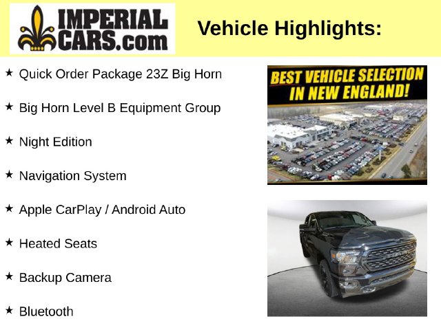 Used 2024 Ram 1500 Big Horn/Lone Star Truck Crew Cab