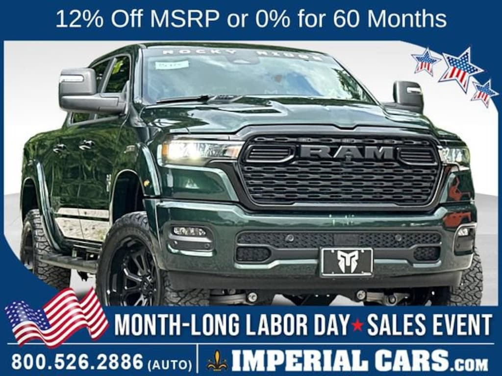 New 2026 Ram 1500 BIG HORN CREW CAB WITH ROCKY RIDGE UPFIT Pickup