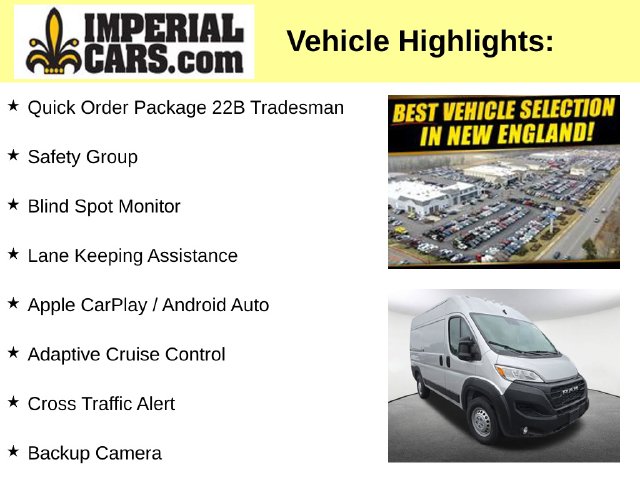 Used 2026 Ram ProMaster 1500 Base Van Cargo Van