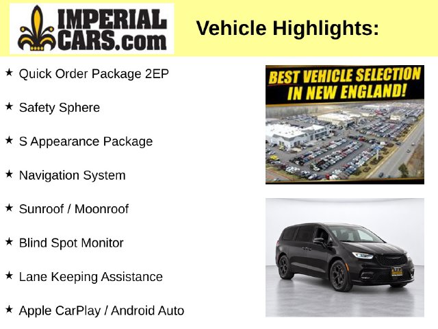 Used 2023 Chrysler Pacifica Plug-In Hybrid Limited Van Passenger Van