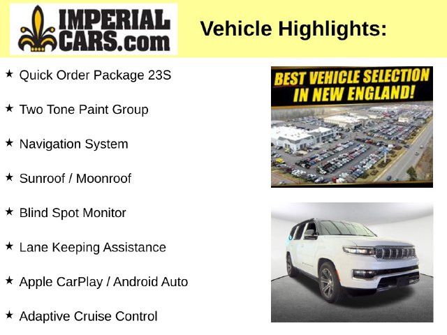 Used 2023 Jeep Grand Wagoneer Base SUV