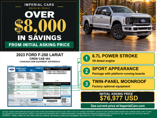 Used 2023 Ford F-250 Lariat Truck Crew Cab