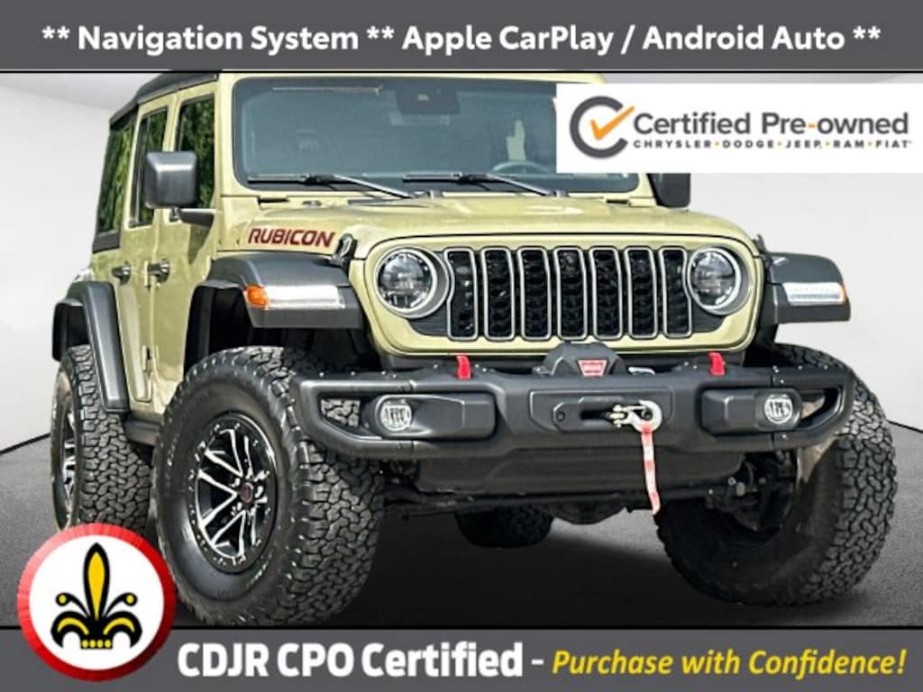 Certified 2025 Jeep Wrangler Rubicon SUV
